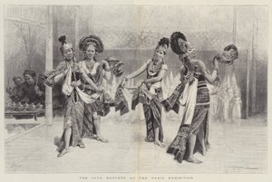 Java Dansçıları Paris Sergisinde